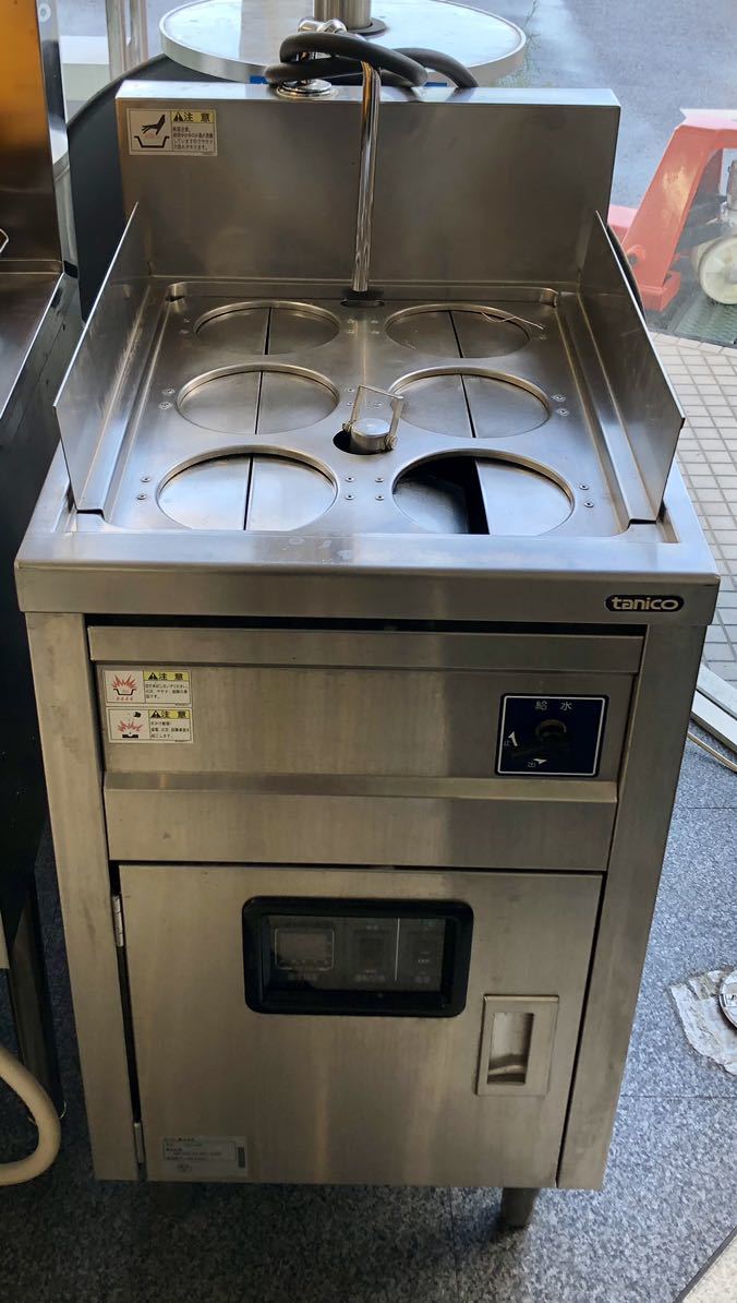 家電 タニコー ゆで麺機 取扱説明書 卓上ゆで麺器 TCU-4445X プロパン 未