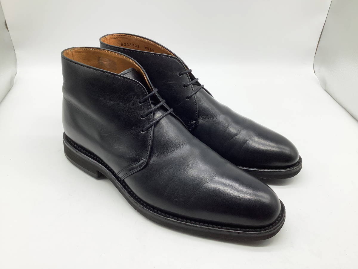 【良品】REGAL リーガル★W968 日本製 ドレスチャッカブーツ 25.5 ★