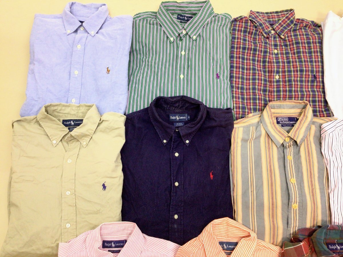 □Polo by RALPHLAUREN ラルフローレン メンズ 半袖・長袖シャツ 14点 