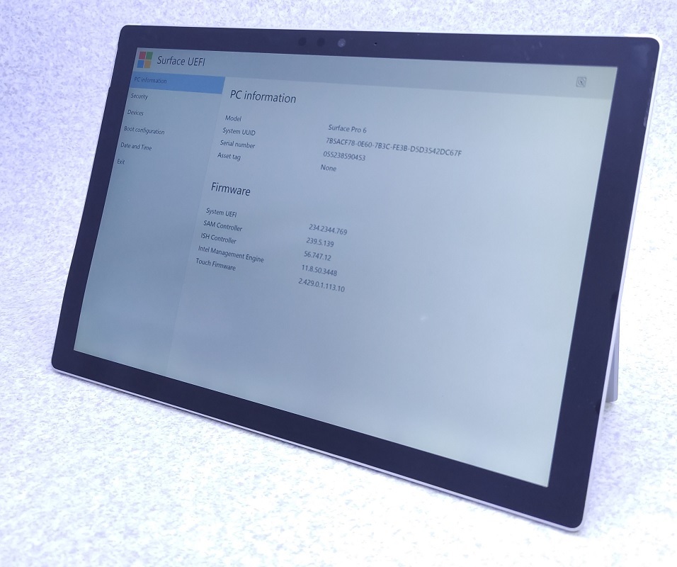ジャンク Microsoft Surface Pro6 膨張 ジャンクMicrosoft Surface