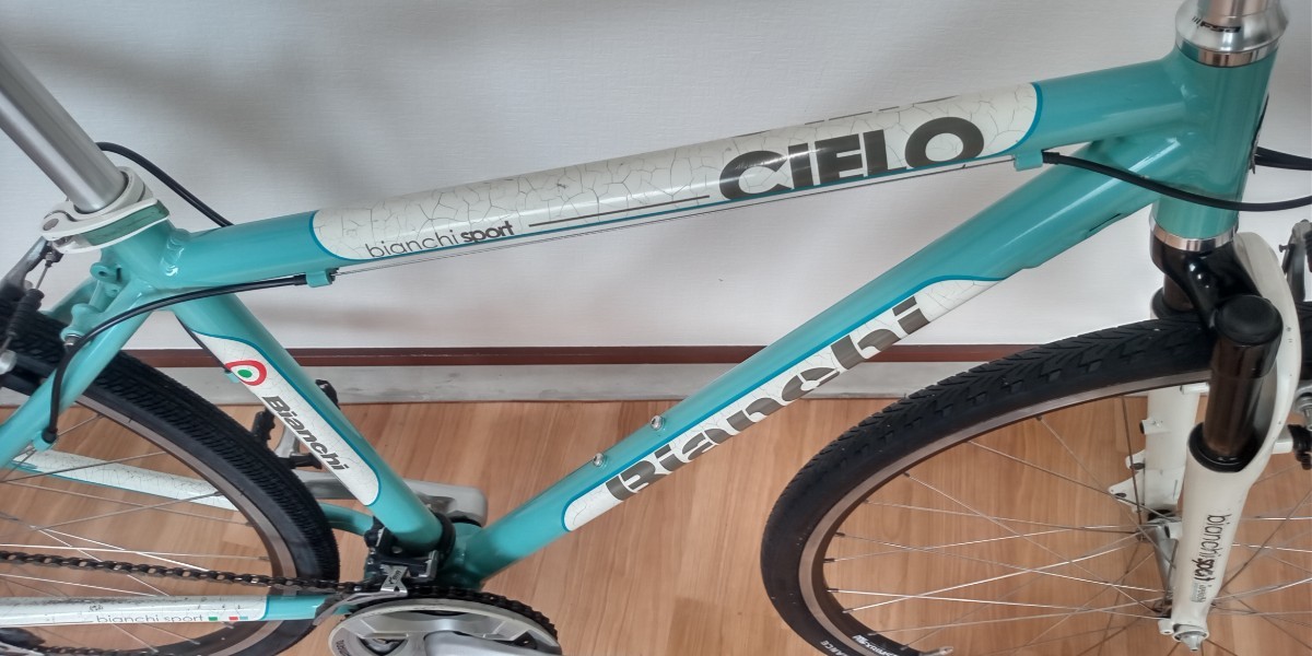 整備済み】Bianchi クロスバイク 24段変速 CIELO 整備済み BIANCHI