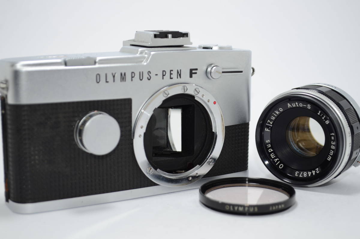 OLYMPUS PEN-F F.Zuiko Auto-s F1.8 38mm コンパクトフィルムカメラ