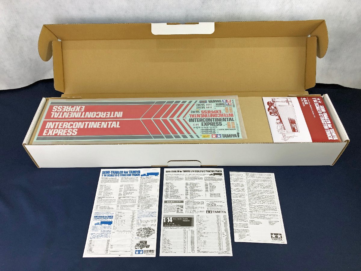 ☆未使用品☆電動RC 組立キット 1/14 トレーラートラック用パネルバン