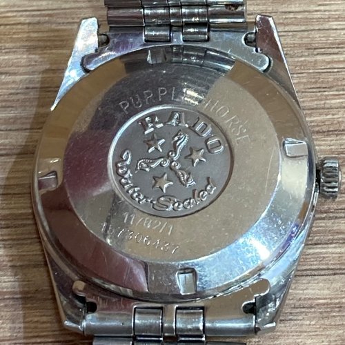 ラドー RADO パープルホース 11782/1 シルバーダイヤル 25石 メンズ