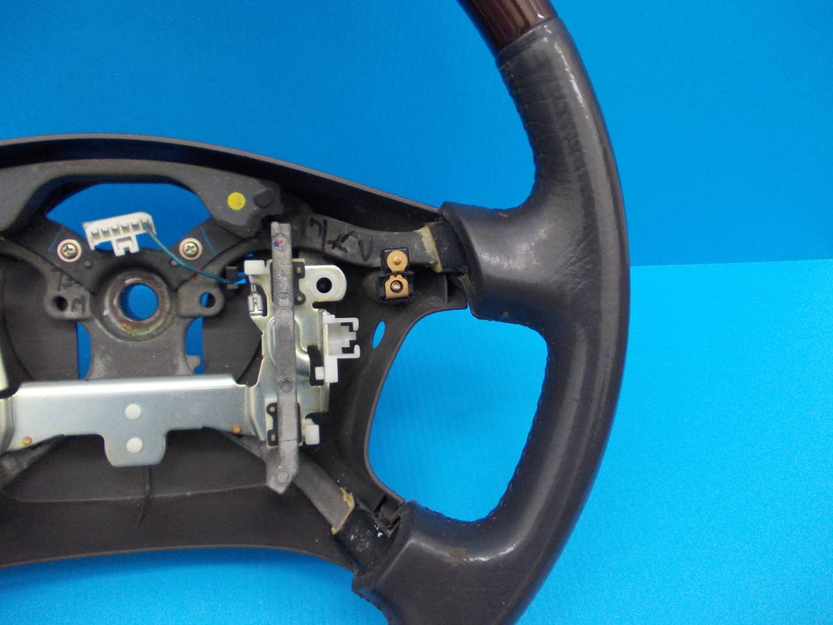 ■中古■GX100/マーク2　木目/ウッドコンビ　レザーハンドル/ステアリングホール