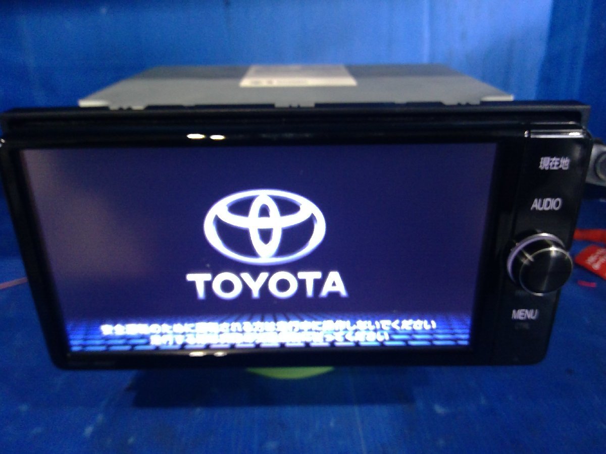 (H)カーナビ トヨタ純正 NSZT-W66T フルセグ/SD/Bluetooth/DVD 2018年データ 動作確認済　[2304866]