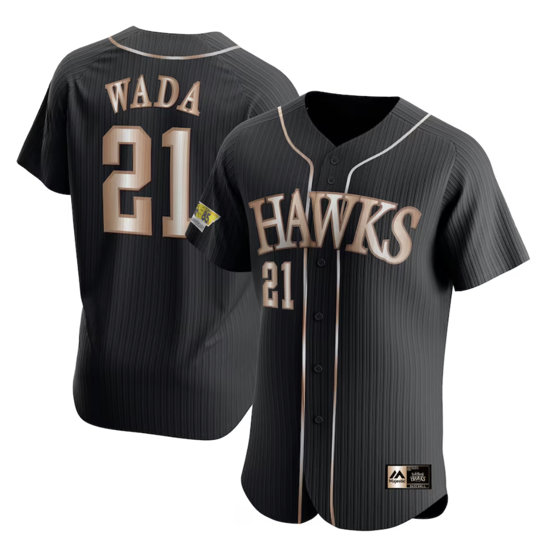 マジェスティック製 ソフトバンクホークス ダブルアニバーサリー記念