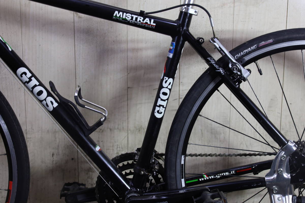 美品！GIOS MISTRAL 700C アルミ24速 480mm クロス シマノR500リム付き 
