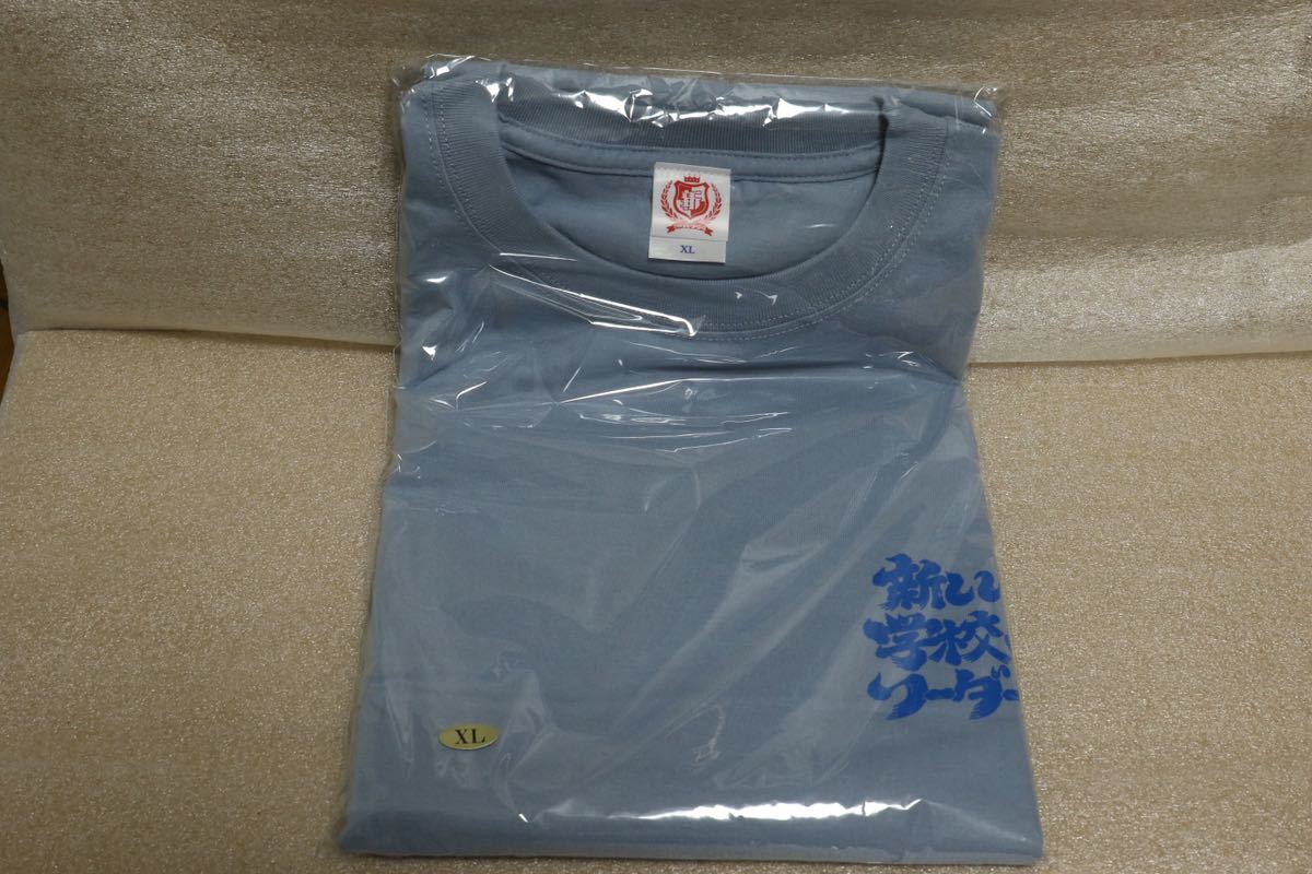 新品 新しい学校のリーダーズ 一時帰国TEE Tシャツ アシッドブルー XL