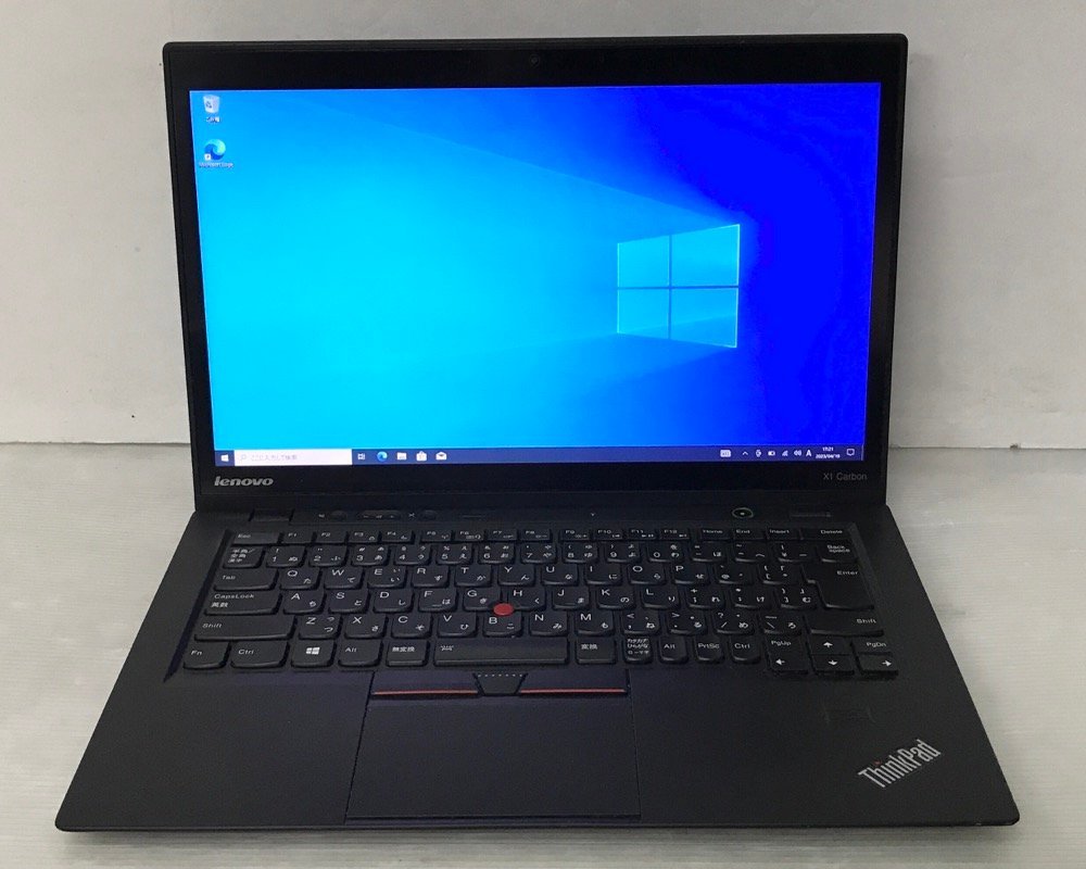 ●14型タッチパネル液晶 人気モデル Lenovo ThinkPad X1 Carbon ②(Core i7-3667U 2.0GHz/8GB/SSD 256GB/Wi-Fi/Webカメラ/Windows10 Pro)