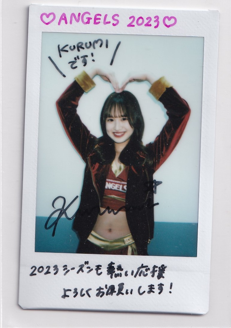 2023 BBM チアリーダー 華 KURUMI くるみ 東北ゴールデンエンジェルス  