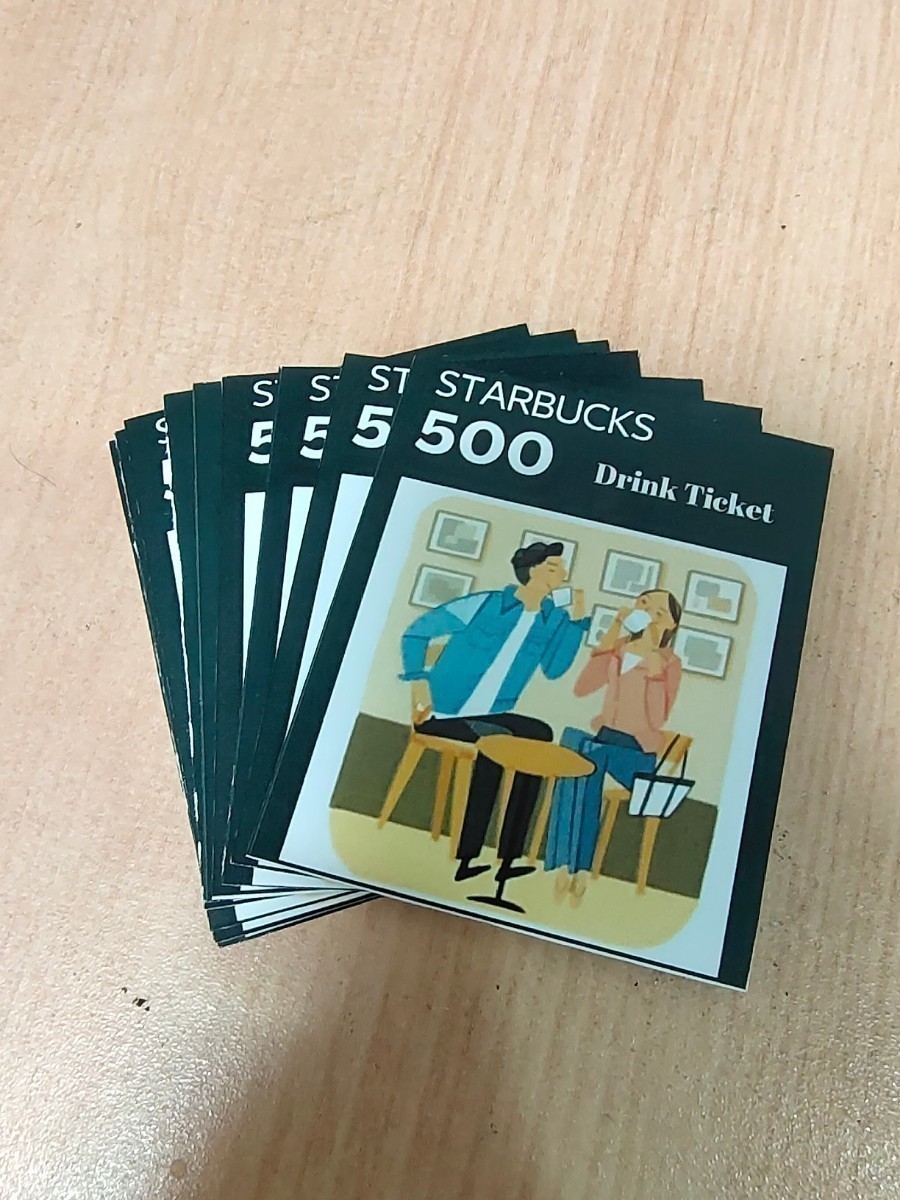 スタバ ドリンクチケット 20枚 スターバックス スターバックス ドリンクチケット 500円x 20枚 STARBUCKS GIFT DRINK T