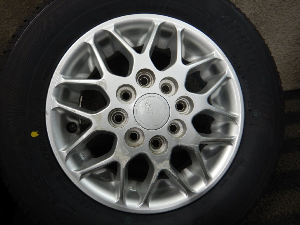 J1T7978■145/80R12 80/78N LT BRIDGESTONE K370 Citta 4J 4H マルチ 2023年 新品夏タイヤ★条件付送料無料★軽トラ 軽バン バランス済 145&frasl;80R12 80&frasl;78N 価格.com OPEN Off 80／78nlt（タイヤ本数4本）の通販