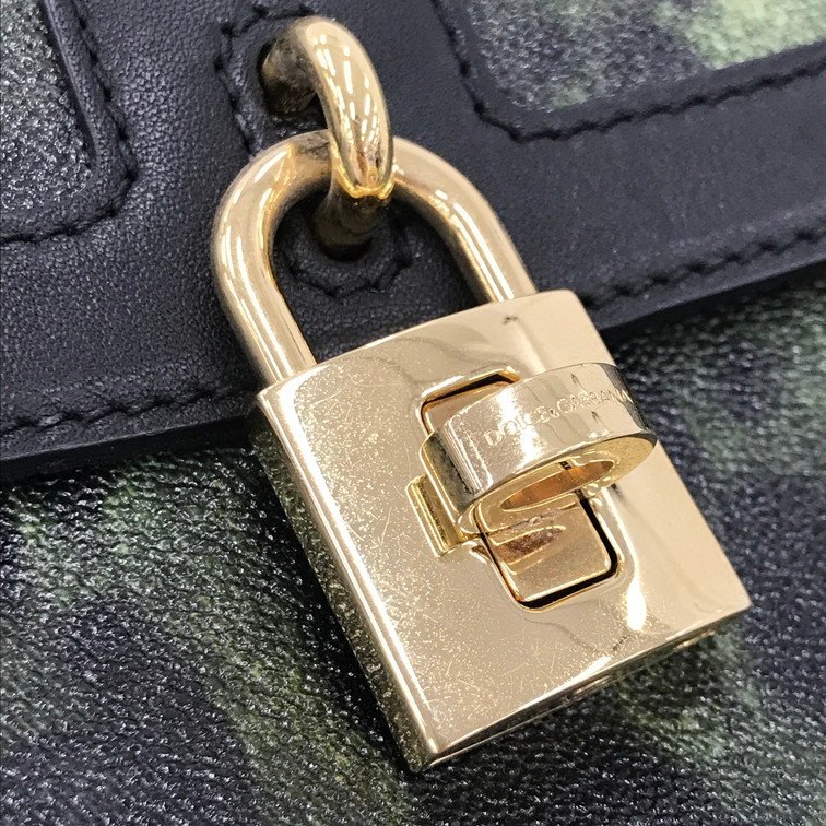 DOLCE & GABBANA ドルチェ&ガッバーナ ショルダー付き 2WAYバッグ レオパード 保管袋付き【BHAW6003】