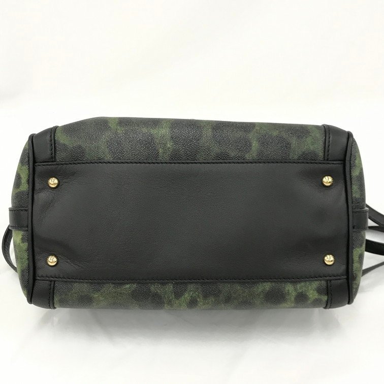 DOLCE & GABBANA ドルチェ&ガッバーナ ショルダー付き 2WAYバッグ レオパード 保管袋付き【BHAW6003】
