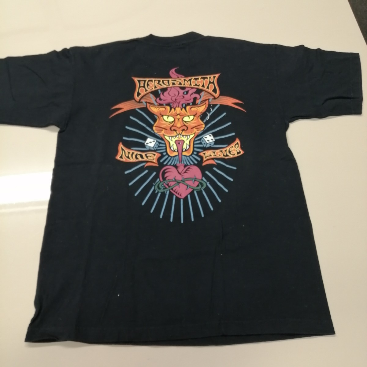 C08 バンドTシャツ エアロスミス ヴィンテージ AEROSMITH nine lives
