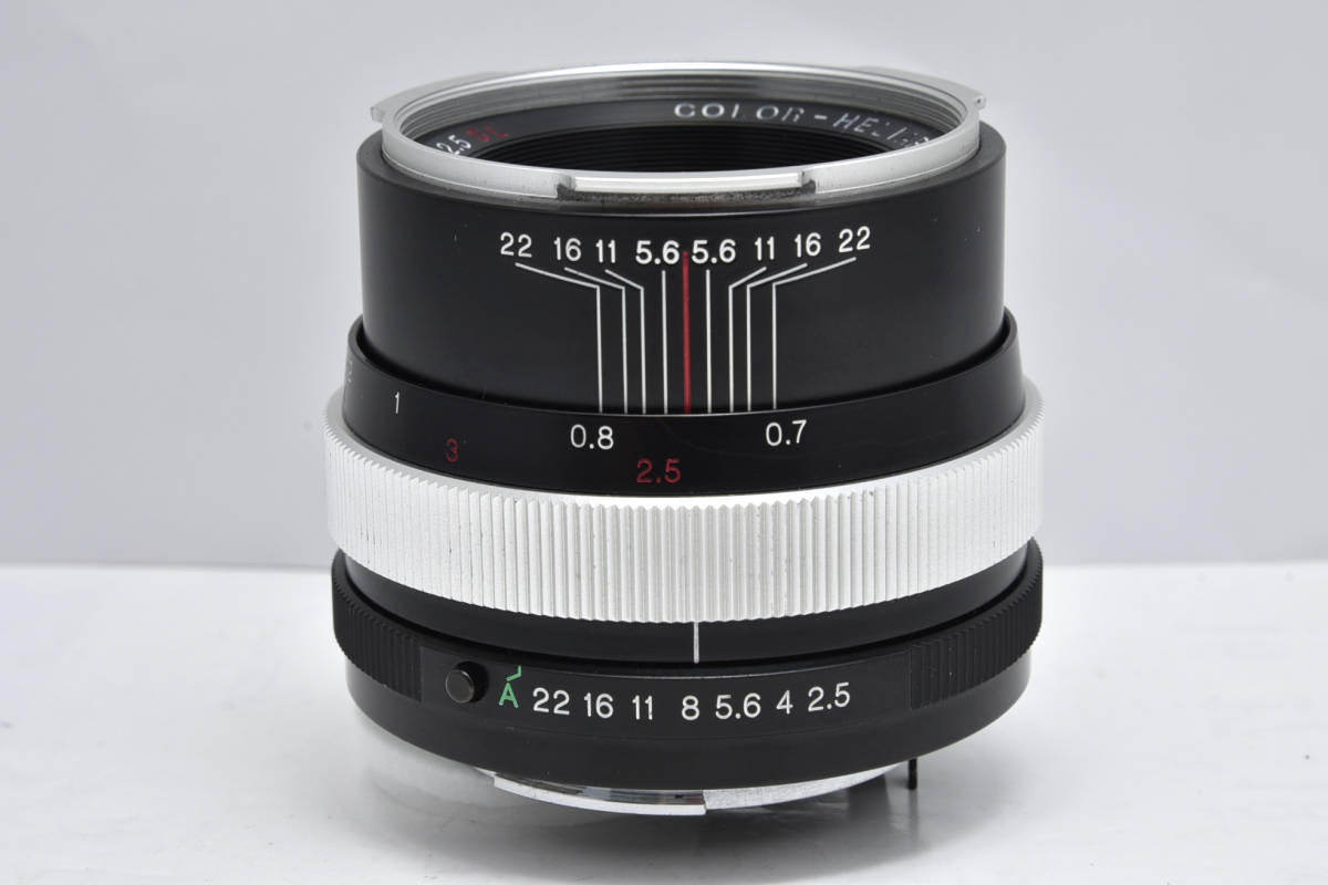 フォクトレンダー カラーヘリアー　Voigtlander COLOR HELIAR 75mm F2.5 SL　ペンタックス　PENTAX PK