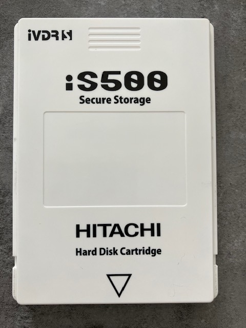 【送料無料】iVDR-S　500GB　カセットハードディスク　保管ケース付き