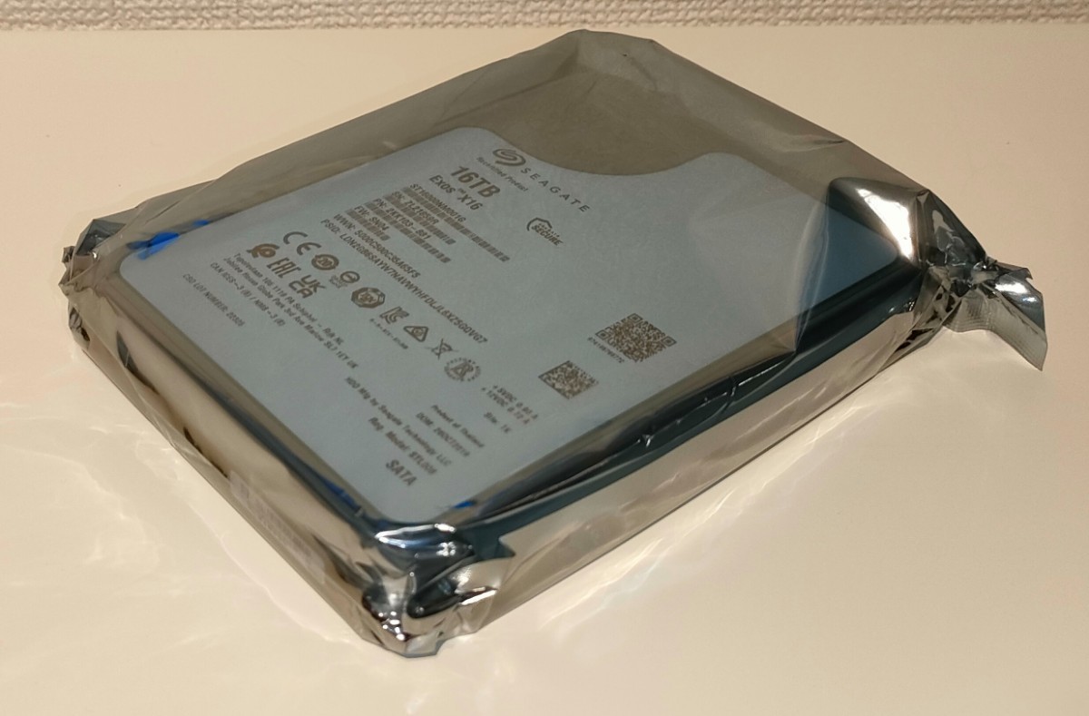 Seagate ST16000NM001G Exos 16TB 3.5インチ 7200rpm 6Gb/s SATA 整備済品■送料無料