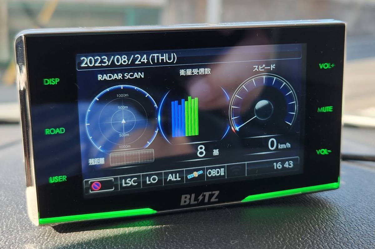 BLITZ TL311R GPSレーダー探知機 本体 BLITZ レーザー＆レーダー探知機