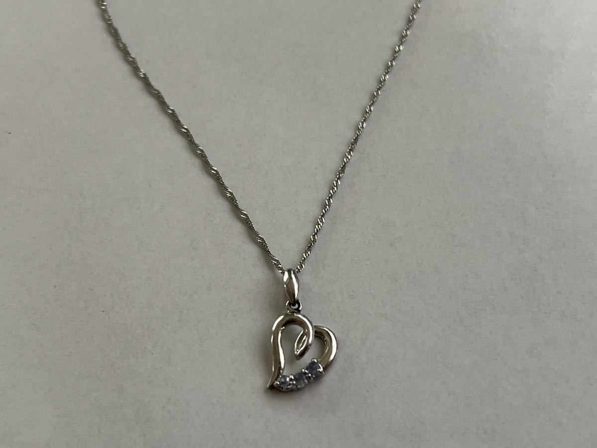 プラチナダイヤモンドネックレス pt900 pt850 ペンダント チェーン 