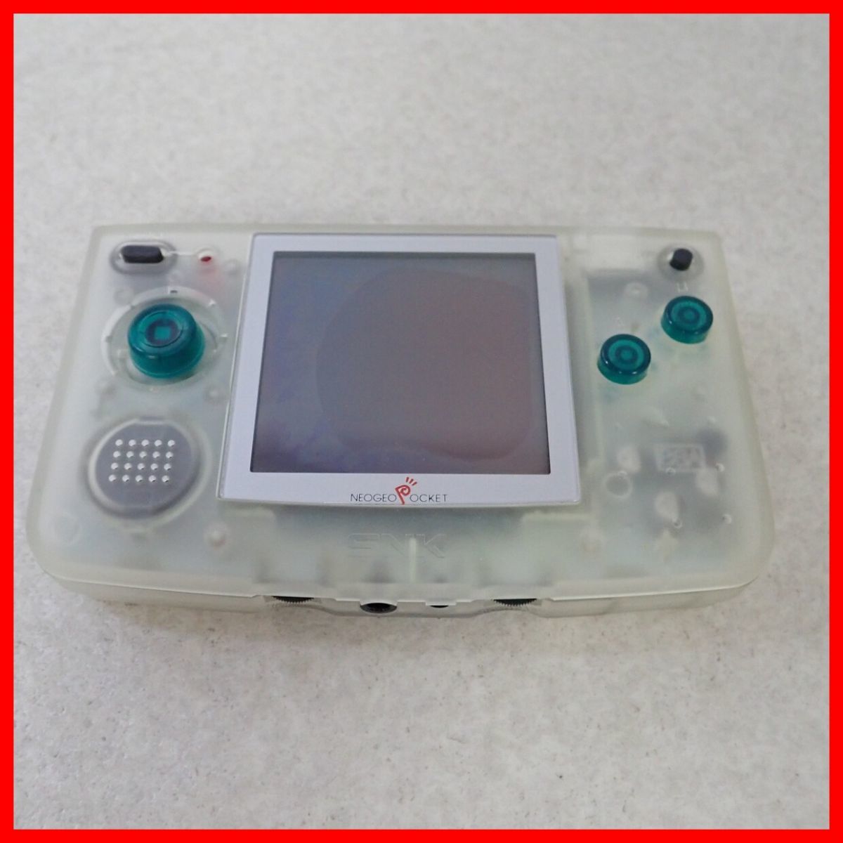 ◇NGP ネオジオポケット クリスタルホワイト 本体 NEOGEO エスエヌケイ