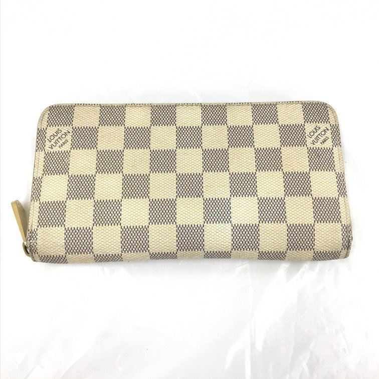 ルイヴィトン ダミエ VUITTON アズール LOUIS ジッピー 長財布