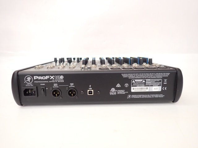 MACKIE マッキー 12ch アナログミキサー ProFX12v2 エフェクト搭載