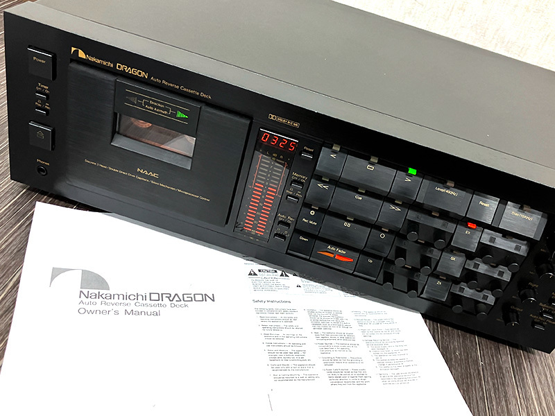 □動作品□Nakamichi DRAGON カセットデッキ オートリバース ナカミチ