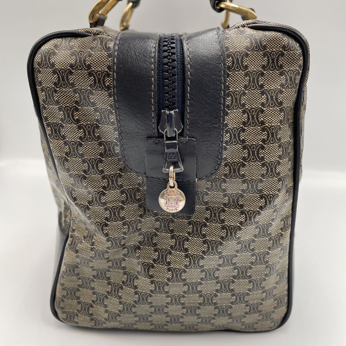 CELINE セリーヌ マカダム ハンドバッグ ミニボストンバッグ