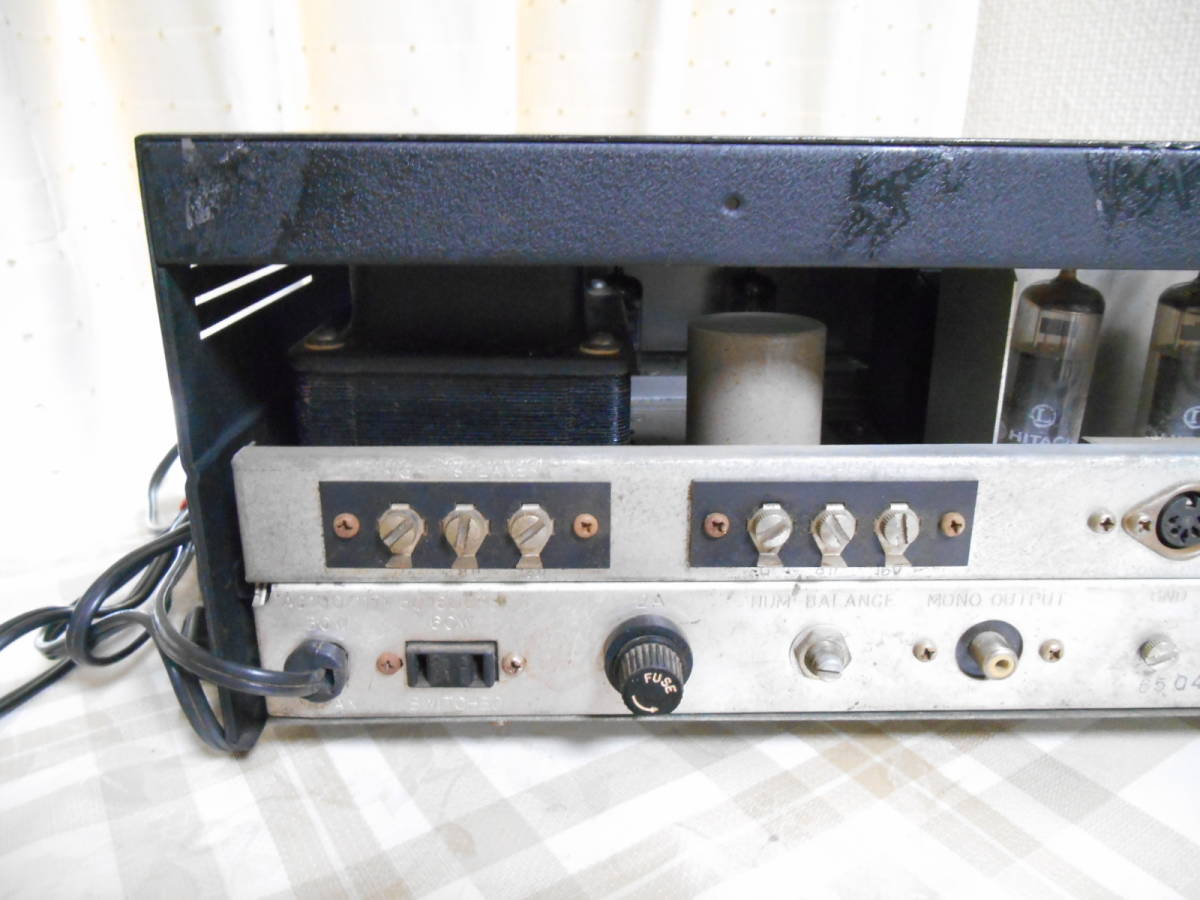 TRIO 真空管式プリメインアンプ W-46K ジャンク