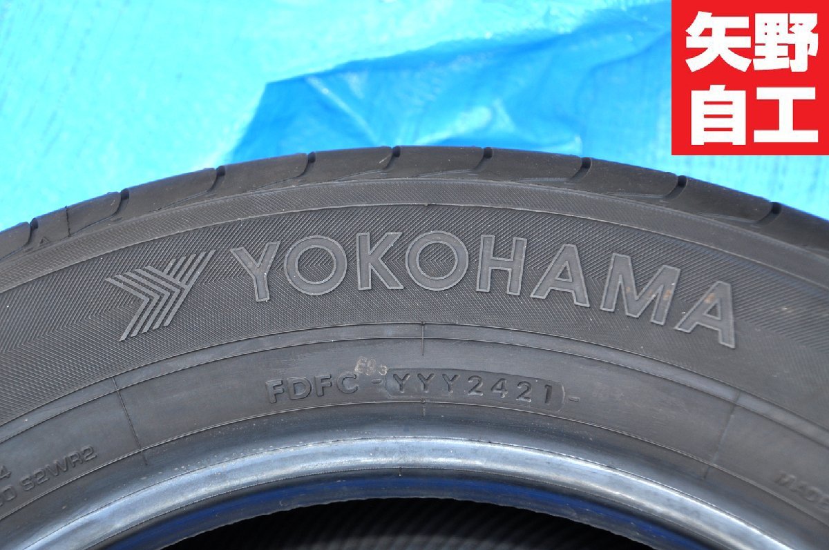 225/60R17 YOKOHAMA BluEarth E51A中古夏タイヤ2本 車 夏タイヤ□225/60R17