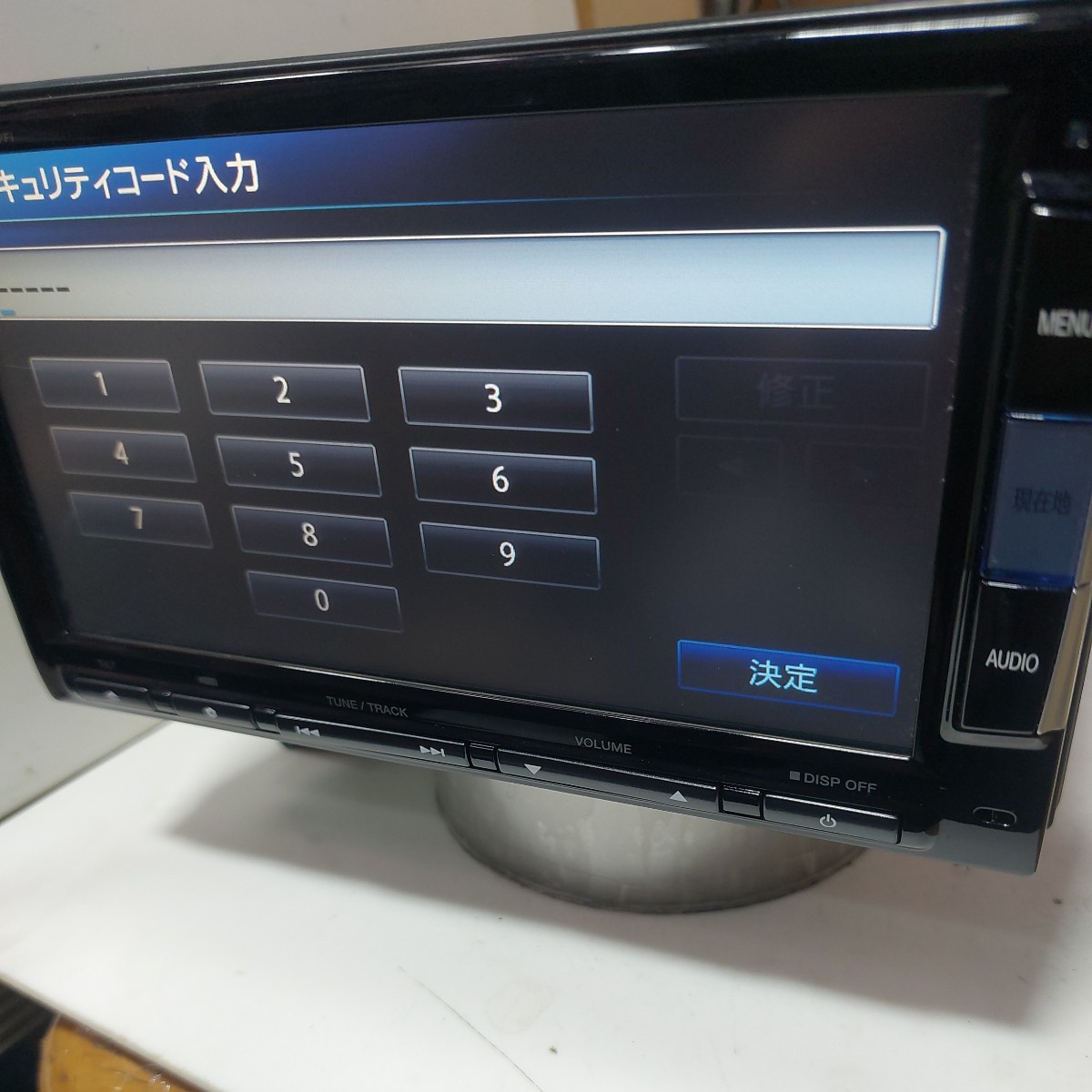 ホンダ GATHERS VXM-152VFi セキュリティロック状態 出品 [管理番号