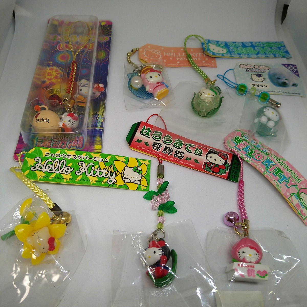 ご当地キティ 根付 ストラップ その他まとめ売り