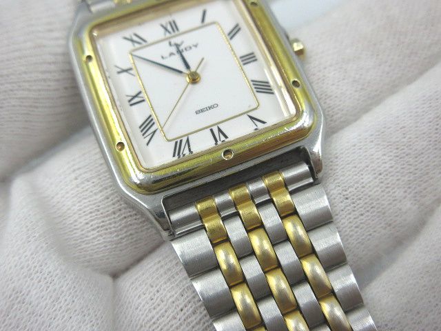 SEIKO セイコー LANDY ランディ スクエア 5P31-5200 腕時計 ☆SEIKO セイコー LANDY ランディ 5P31-5200 クォーツ スクエア