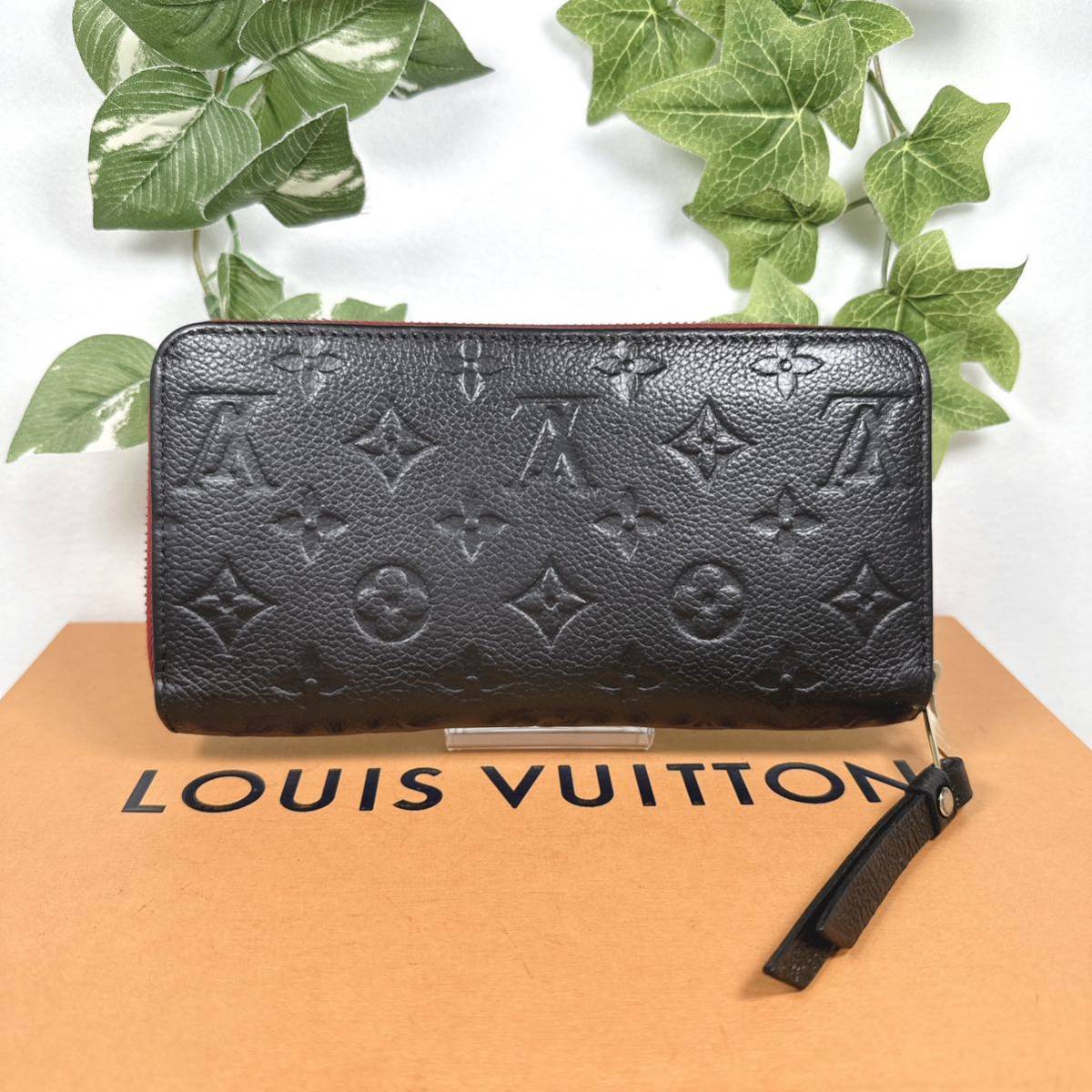 1円 美品 LOUIS VUITTON アンプラント ポルトフォイユ スクレットロン 