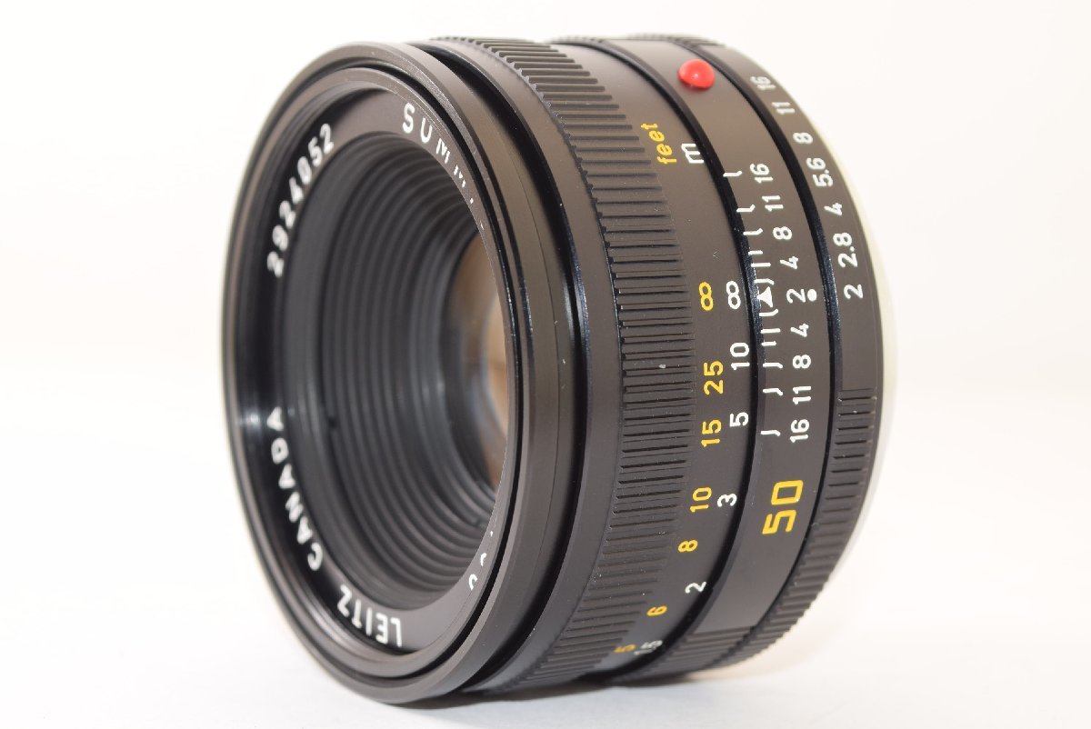 Leica Summicron-R 50mm F2 Lens. Germany. 3 CAM. Built In Hood. CLA'D! AS-IS! eBa