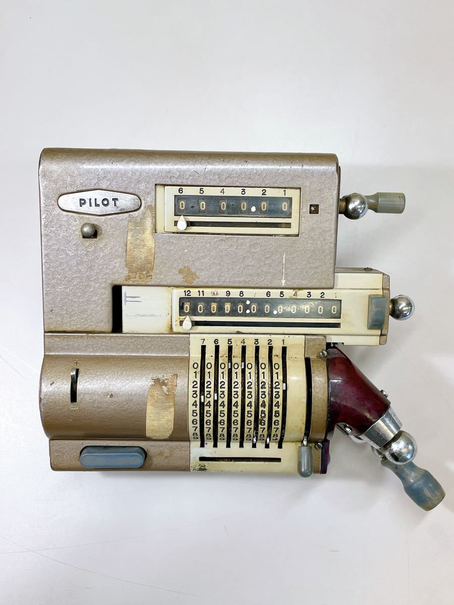 PILOT パイロット計算機 P-1 ピンホイール形機械式計算機 日本製
