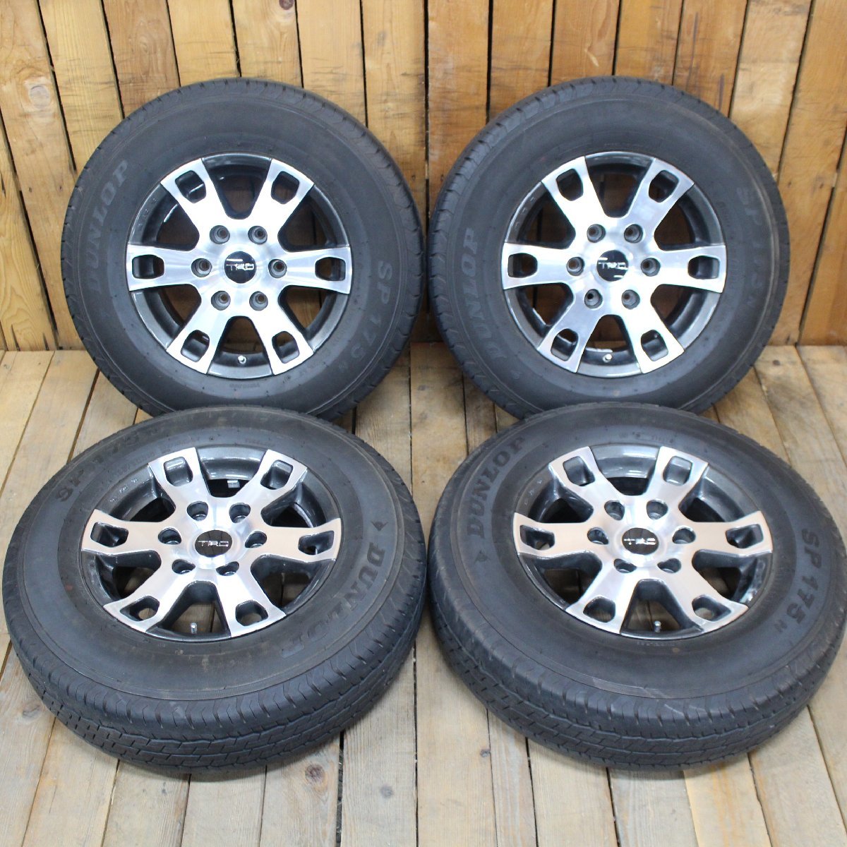 DUNLOP SP175 15インチ タイヤ・ホイールセット 4本