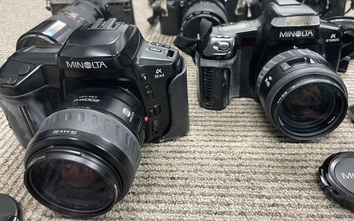 003 9 フィルムカメラ 一眼レフまとめ MINOLTA ミノルタ α-7 α5700i