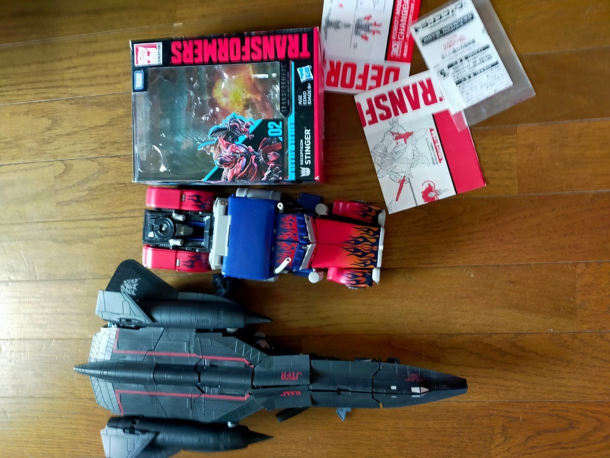 threezero オプティマスプライム ジェットファイヤー 2点セット