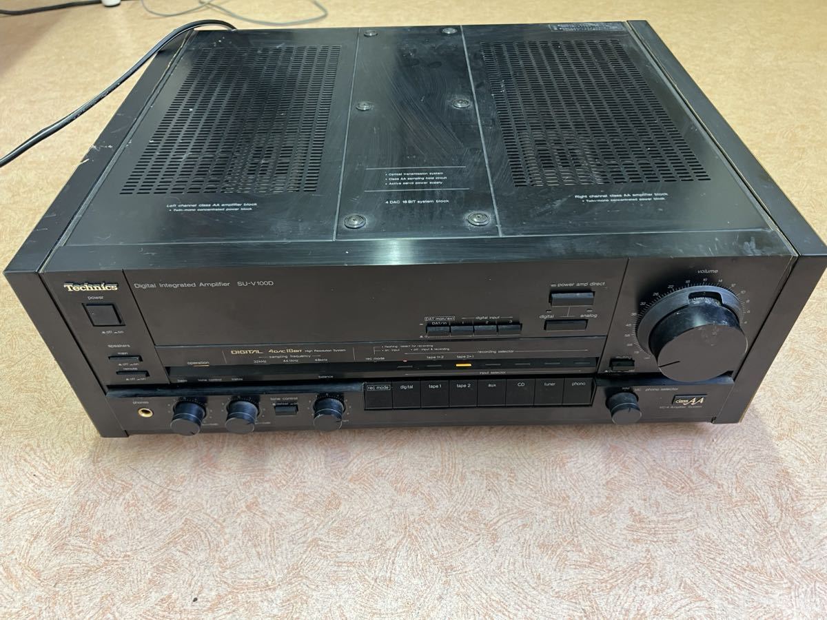 AK7025●Technics テクニクス プリメインアンプ SU-V100D/ジャンク品