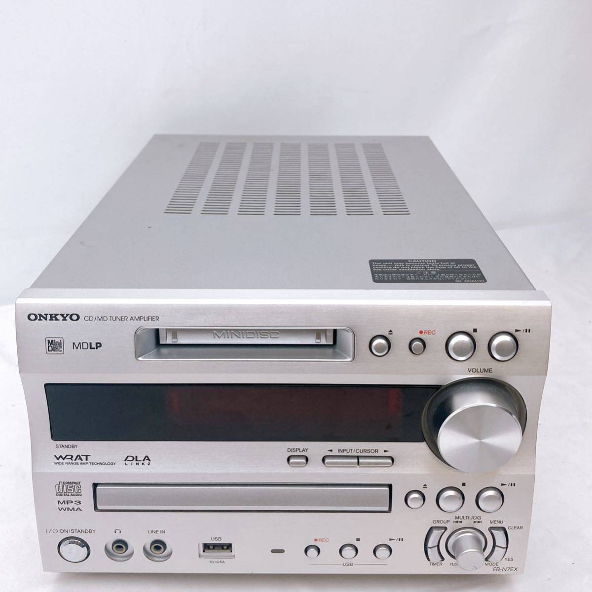 ONKYO オンキョー FR-N7EX CD⁄MD⁄USB コンポ 動作良好 機能充実の