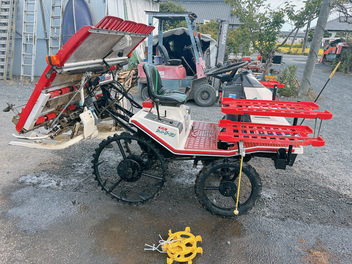 YANMAR ヤンマー 田植え機 RR40 4条植え ロータリー 田植機 茨城県常陸 