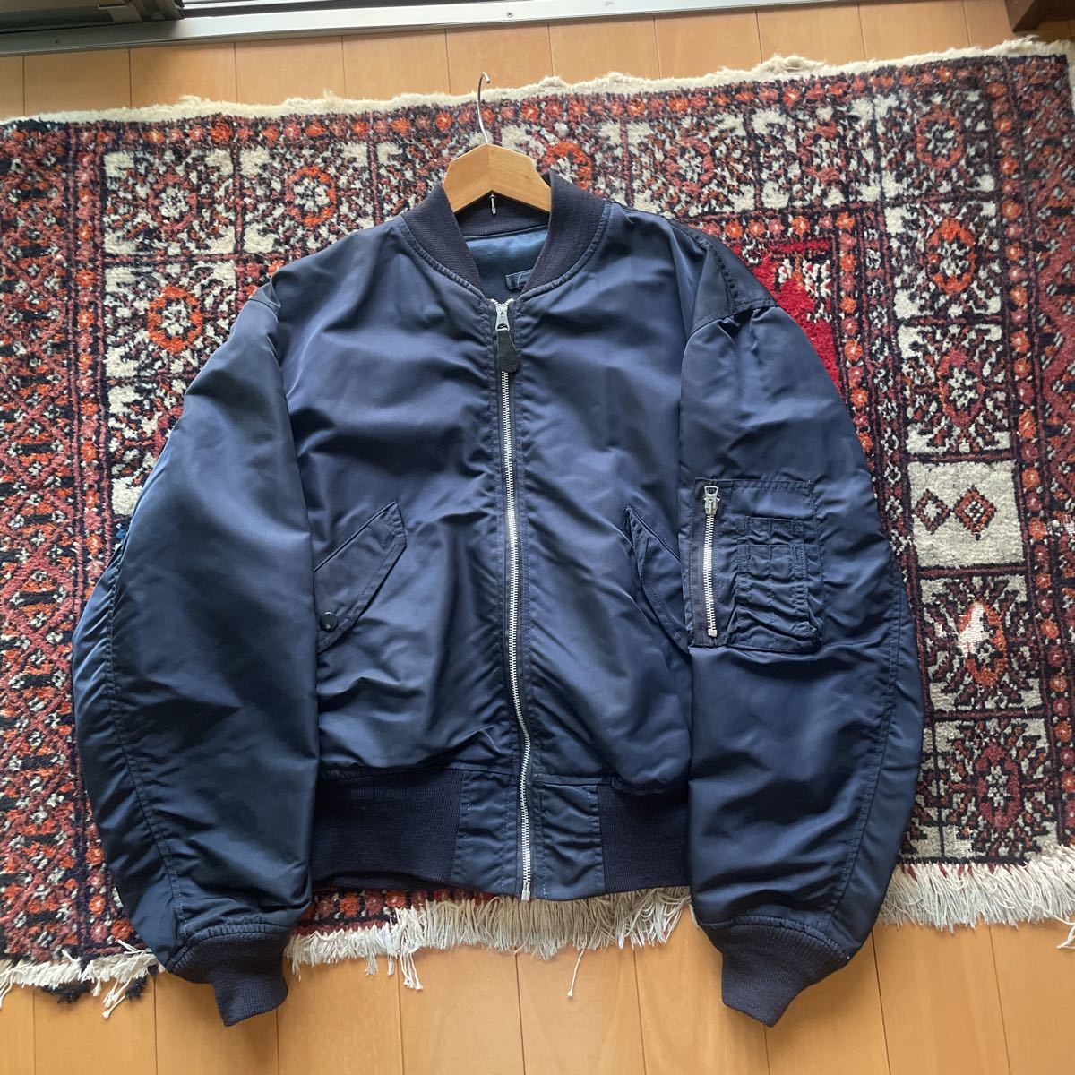 90s 90年代　ビンテージ　USA ALPHA アルファ　L2-B LARGE 米国製　デッド　MA-1 L2-A