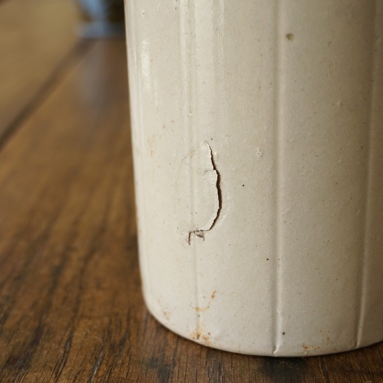 Stoneware Jam Jar A⁄ 絵になる陶器のジャムポット ⁄ 2208W-001A