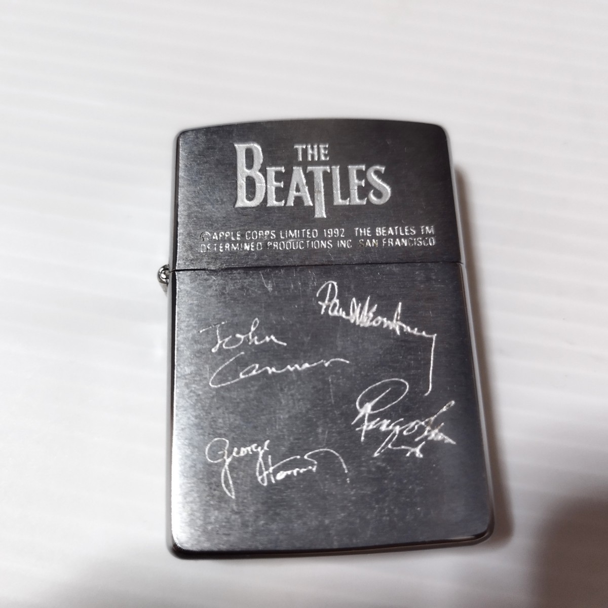 1円スタート ZIPPO ダブルイヤー THE BEATLES ザ・ビートルズ メンバー 
