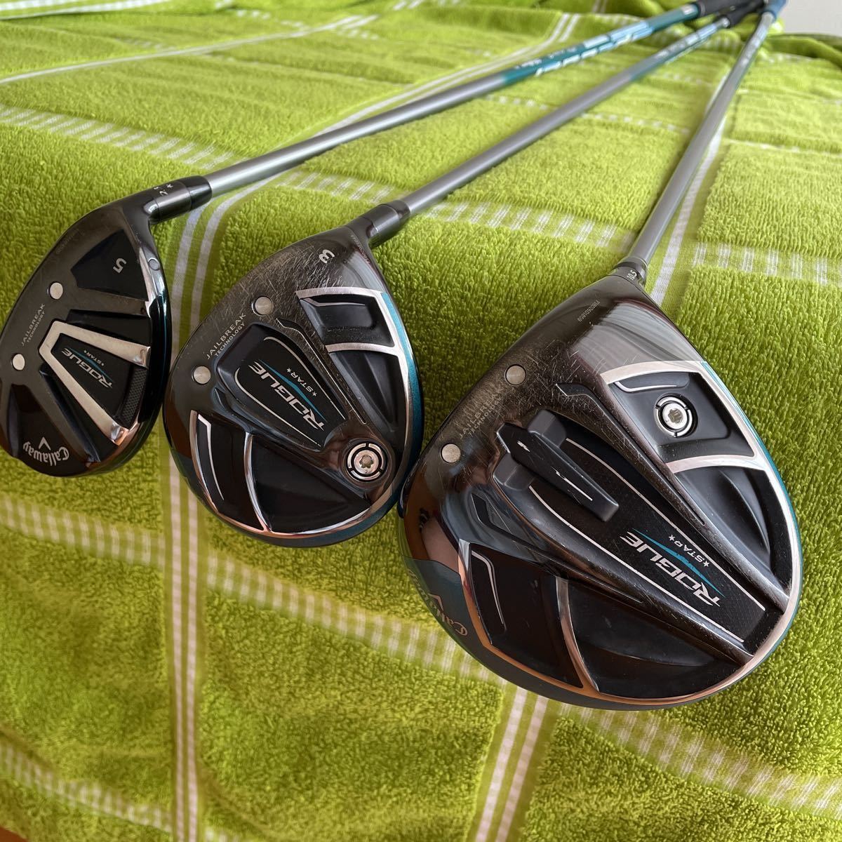 キャロウェイ ローグスター Callaway Rogue Star 1W 3W 5U 3本セット 