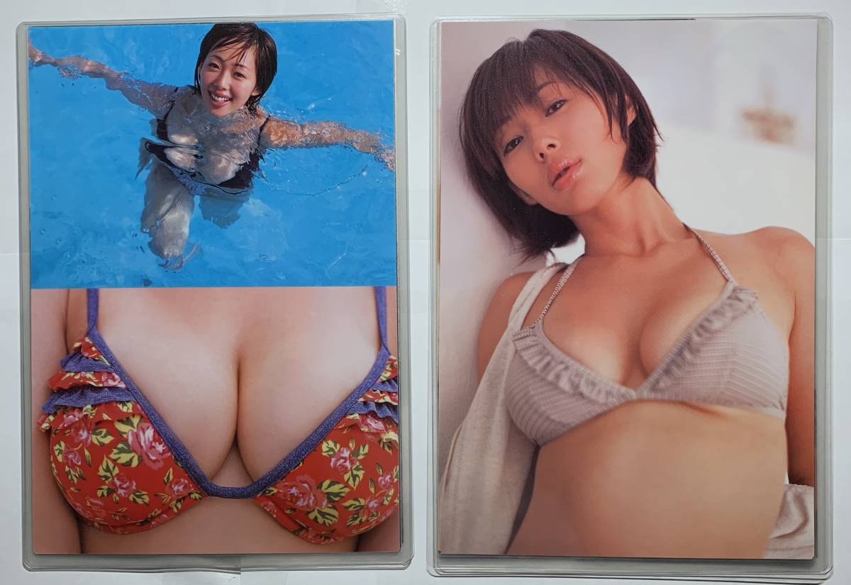 厚手ラミネート加工】井上和香 水着 A5サイズ 雑誌切り抜き 15