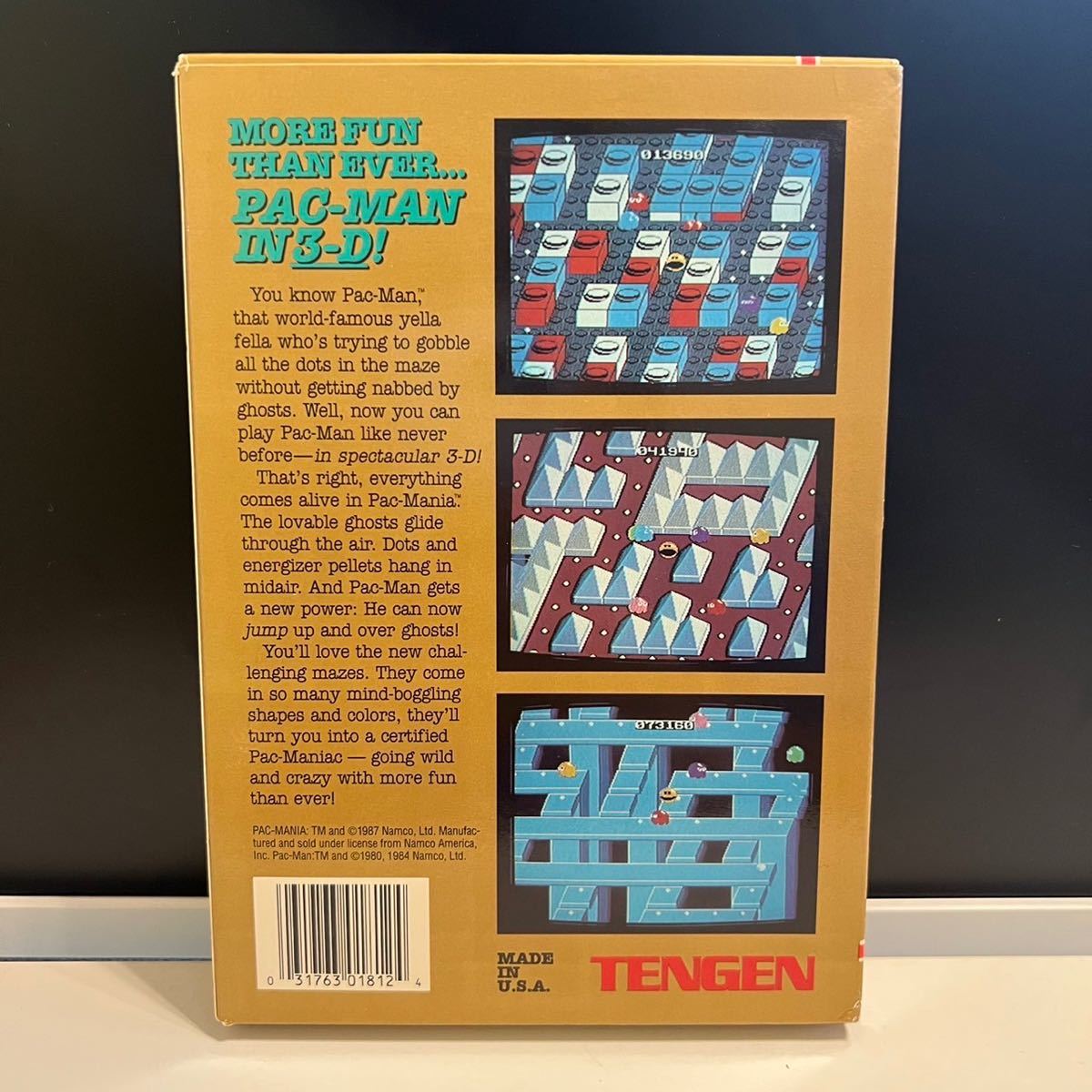 NES NINTENDO TENGEN 海外版 ソフト PAC・MANIA パックマニア レトロ 